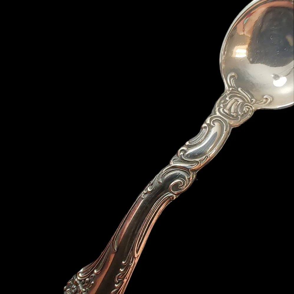 Vintage Gorham Sterling Silver Spoon Brooch Pin 1953 Décor pattern Decor - Picture 5 of 12